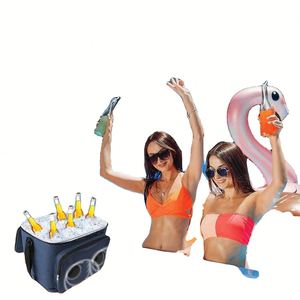 2024 Custom Logo Casual Cooler Bluetooth <b>Speaker</b> <b>Wireless</b> & Portable Shoulder Bag with Ice Chest 12 Can & Bottle Capacity - Product Image 4