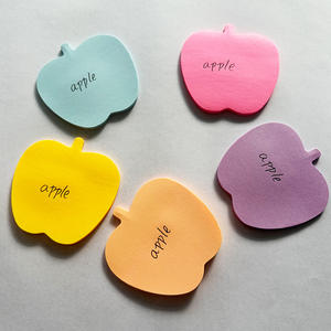 Öğrenciler için Okul Malzemeleri Kırtasiye Ürünleri, Kawaii Sıcak Fırsat Özelleştirilmiş Elma Yıldız Ayı Şeklinde Kalp Renkli Yapışkan Notlar - Product Image 1