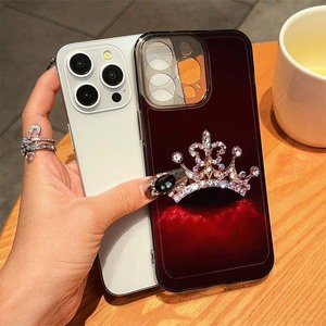 Cover per Cellulare in TPU Antiurto con Stampa Corona di Diamanti di Lusso per iPhone 8 X Xr Xs 11 12 13 14 15 16 17 18 Pro Max - Product Image 6
