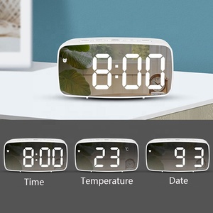 Đồng Hồ Báo Thức Gương LED Bán Chạy Đồng Hồ Để Bàn Kỹ Thuật Số Trang Điểm Thiết Kế Hiện Đại Lịch Phòng Ngủ Thời Trang - Product Image 4