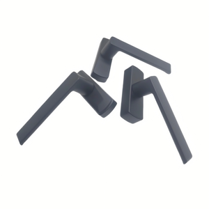 Poignée de fenêtre moderne noire à ouverture extérieure, intégrée au moustiquaire, rotative gauche-droite, pour fenêtre à battant en verre - Product Image 4