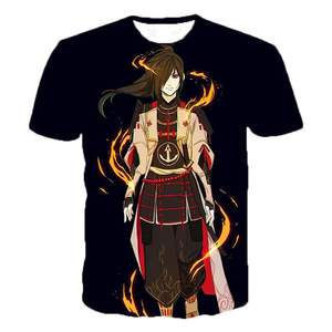 Camisetas divertidas de talla grande para hombre, camisa con estampado 3D de <span class=keywords><strong>Anime</strong></span> japonés, informal, de verano, Harajuku, Hip Hop - Product Image 4