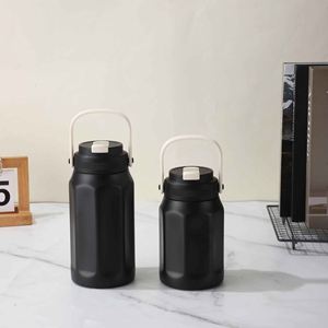 Stainless Steel Vacuum Tumbler With Handle <b>Double</b> <b>Wall</b> Insulated For Travel Minimalist Design Multiple Colors Available - Product Image 3