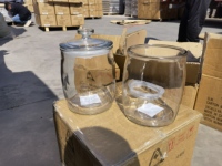 Conteneur alimentaire en verre multi-tailles au design classique avec couvercle hermétique, option de logo personnalisé pour les cadeaux d'entreprise
