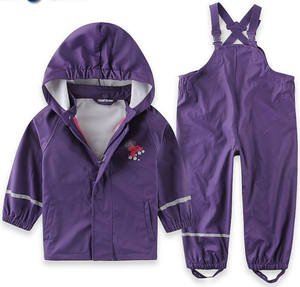 Rainfreem – ensemble veste et pantalon pour enfant, tenue imperméable pour bébé, salopette imperméable, pantalon pour fille - Product Image 3