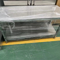 Table de travail en acier inoxydable sur mesure avec crédence