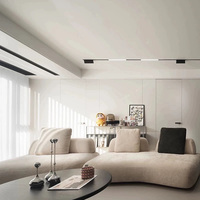 Nordischer Stil Stoff-Softsofa Modulares Wohnzimmer-Sofa-Set Luxuriöse Kommerzielle Wartebereich-Bestuhlung für Hotel-Lobby-Möbel