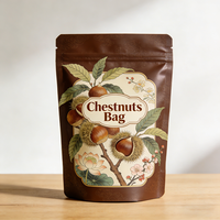 Sachet Doypack Personnalisé en Plastique Anti-Odeur Refermable pour Aliments, Emballage Recyclable pour Noix