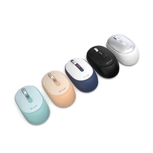 Mới Tư Nhân Di Động 5D 2.4G + Bt Loại C Sạc 1600 Dpi 500MAh Có Thể Sạc Lại Pin Mini Không Dây Chuột Quang Học Cho Máy Tính - Product Image 3