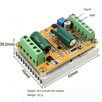 Carte de commande de moteur BLDC sans capteur, DC 6,5~50V, 380W de pointe, sans capteur Hall, contrôleur de vitesse CC sans balais FOC pour ventilateur, pompe, convoyeur