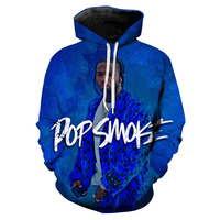 Sweat à capuche pour homme imprimé étoile de rappeur hip-hop, impression 3D, mode masculine, Harajuku, pull à capuche drôle surdimensionné, sweat-shirt