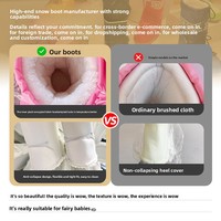 Bottes de ski d'hiver transfrontalières best-seller, bottes de neige légères, imperméables, antidérapantes, à bout rond, tendance pour femmes