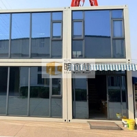 Mxq Maison conteneur démontable de 20 pieds, étanche et respirante, préfabriquée, moderne, de haute qualité, pour bureau et magasin