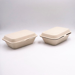 Benutzer definierte Großhandel Bagasse Hamburger Clam shell <span class=keywords><strong>Box</strong></span> Big Mac. Hamburger <span class=keywords><strong>Box</strong></span> biologisch abbaubare Bagasse Hamburger <span class=keywords><strong>Burger</strong></span> <span class=keywords><strong>Box</strong></span> - Product Image 6