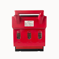 Interrupteur-sectionneur à fusible basse tension HR6 400V en plastique transparent, dispositif de protection à fusible personnalisable