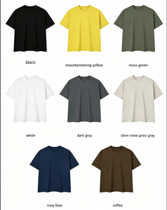 Camiseta de manga corta para hombre, 210G, color sólido, fibra vegetal natural, cuello redondo, fresca, de secado rápido, informal, al por mayor - Product Image 2