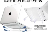 Étui pour ordinateur portable transparent pour Macbook Air 13.6 M4 15 M3, coque rigide pour Mac Book Pro 13 M1 M2 14 M4 16 2025, accessoires de protection