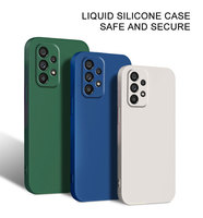 Coque de téléphone en silicone TPU souple et légère antidérapante en caoutchouc noir pour Samsung Galaxy S24 A52 A32 A22 A12 A02 A13 A23 A06