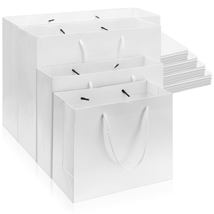 Fashion Design Custom <b>Environment</b> Friendly Retail for Food Kraft Paper Bag with Handles - Product Image 1