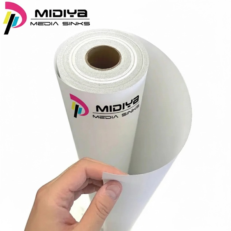 Eco-Friendly Self-Adhesive Synthetic Paper Waterproof Matte Glossy PP Sticker Material For Creative Poster Designs Dye Pigment