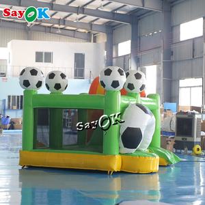 Château gonflable drôle de football bodyguard, château gonflable d'extérieur, château gonflable rose - Product Image 3