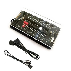 Huierd D10 2-In-1 4Pin Pwm Power Supply 5V Argb Color Adjustment 10 Interfaces Each Screwdriver - Product Image 2