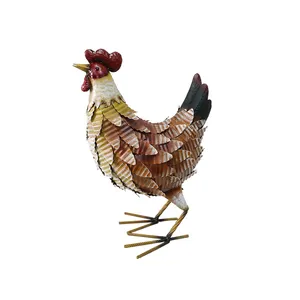 鸡场艺术花园母鸡装饰装饰花园庭院标志庭院草坪动物艺术