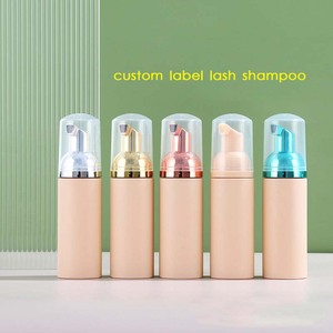 Shampoing <span class=keywords><strong>Cils</strong></span> Nettoyant Bouteille Beige Marque Privée, Dégraissant pour Extensions de <span class=keywords><strong>Cils</strong></span> - Product Image 2