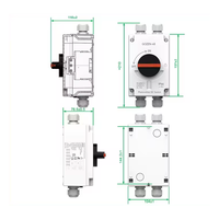 Interruptor aislador de CC solar a prueba de agua IP66 1200VDC 1000VDC 32A 4P interruptor aislador solar