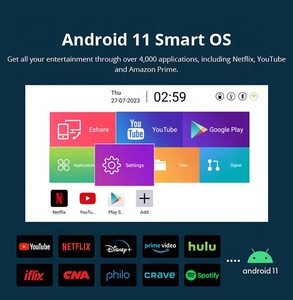 Proiettore DLP 4K WiFi BT Android 11 Portatile per Home Theater Cinema <span class=keywords><strong>TV</strong></span> 3D Ricaricabile 720P Proiettore Video Intelligente con Pannello Touch - Product Image 5