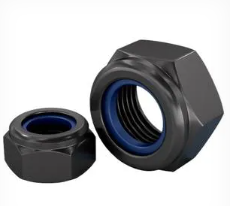 Mur baut kepala segi enam metrik baja tahan karat 304/316 dengan lapisan seng, sisipan nilon non-logam, sisipan segi enam tipis untuk industri berat - Product Image 2