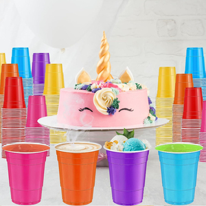 Tazza usa e getta di plastica tazza di plastica rossa blu tazza di plastica rosa tazze di birra <span class=keywords><strong>Pong</strong></span> - Product Image 6
