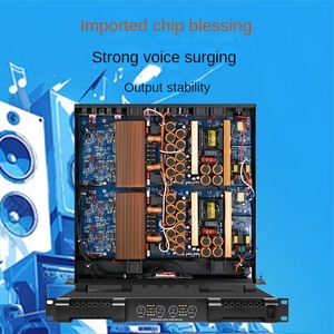 Bộ khuếch đại công suất kỹ thuật số công suất cao chuyên nghiệp âm thanh sau sân khấu tinh khiết Hifi da802 Model 2000wx4 - Product Image 4