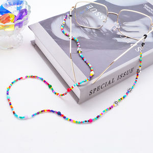 Chaîne de <span class=keywords><strong>lunettes</strong></span> de lecture en perles, pour <span class=keywords><strong>lunettes</strong></span> de soleil, avec sangle de cou, 1 pièce, <span class=keywords><strong>à</strong></span> la mode, rétro - Product Image 4