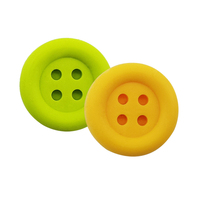 Clip de câble d'écouteurs en silicone en forme de bouton, nouveau design