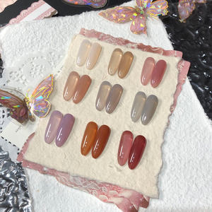 ZRKGEL Effet Verre Transparent Échantillon Gratuit Auto-nivelant Écologique Qualité Professionnelle Salon Gel UV Transparent Effet Gelée - Product Image 1