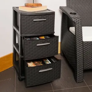 Cajonera de plastico organizador 3 cajones Ratan MQ - Product Image 1