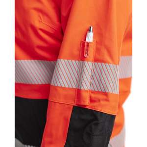 BLAKLADER - 443619875599XXL Veste Shell haute visibilité pour femme Rouge/Noir-EAN 7330509851432 HI-VIS WORKWEAR - Product Image 4