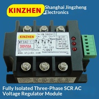 Module régulateur de tension AC triphasé entièrement isolé à thyristors intégrés MT3AC-1-380V55A de Chine