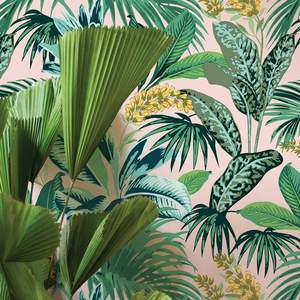 Botánico Habana papel tapiz Rosa autoadhesivo Peel Stick estampado Floral a pedido cocina Tropical dormitorio sala de estar al aire libre - Product Image 4