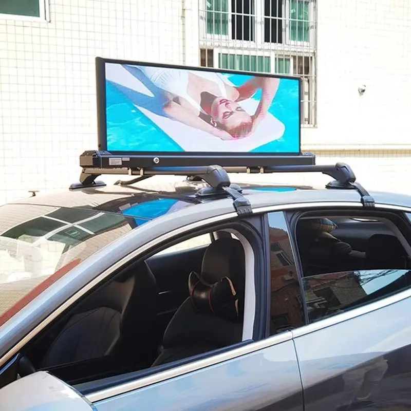 P2.5 P3.33 P5 Programmable Control Outdoor Taxi Top Led Screen Car Roof Led Display For Advertising LED Digital Signage Display