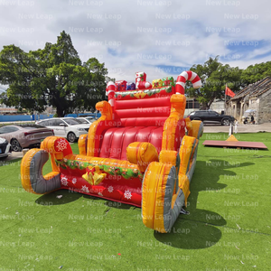 Chaise gonflable de Noël Yuedong, traîneau, Père Noël, rennes, château, pour fêtes en extérieur, jardin, <span class=keywords><strong>location</strong></span> - Product Image 6