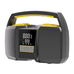 Inflador de Neumáticos Eléctrico de Doble Cilindro, 12V, Pantalla LCD, Bomba de Aire Portátil para Automóvil, 30L/min, Cable de 3 Metros - Product Image 1