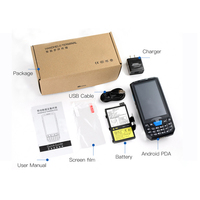 Terminal PDA Genggam Industri Android 13 Tangguh 4G Pemindai Barcode 1D 2D QR untuk Pengumpulan Data Inventaris Gudang