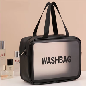 Wholesale <b>Women</b> Portable Travel <b>Wash</b> <b>Bag</b> Female Transparent Waterproof Makeup Storage Large Capacity Cosmetic Organizer Beauty - Product Image 2