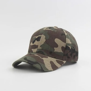<b>Camo</b> Embroidery Custom Logo Sporty Promotional 5-Panel 100% Cotton Baseball <b>Cap</b>-Low MOQ Common Fabric - Product Image 6