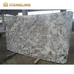 Wholesale Alaska beige White Granite Polished Honed Flamed Granite Stone kitchen Countertop