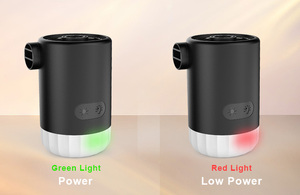 Pompe à air électrique compacte et légère Portable Mini gonfleur en métal gonflage rapide/dégonflage lits à coussin d'air anneaux de natation - Product Image 4