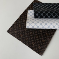 Cuir synthétique PU imprimé classique pour chaussures, sacs, portefeuilles, fabrication de bijoux et de bandeaux pour cheveux