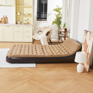 <span class=keywords><strong>Matelas</strong></span> pneumatique pliable moderne sur mesure, taille Queen, pour le camping, avec dossier, pour l'intérieur et l'extérieur - Product Image 2